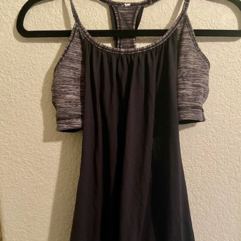 Black Athleta Workout Tank - built in bra